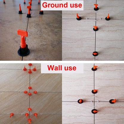 No.1 Reusable Tile leveling System Alignment Spacers 50Pcs - Balma Home