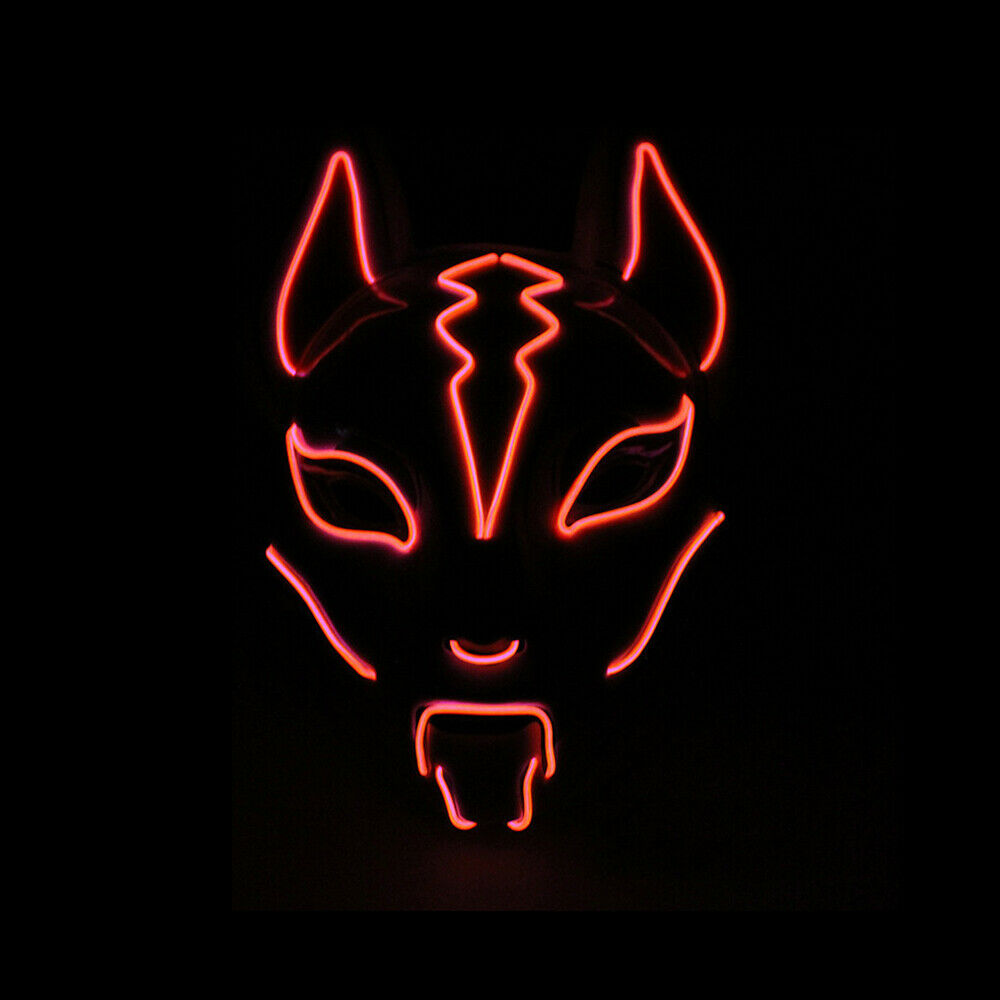 Fox Drift LED Halloween Mask Light Mask for Party