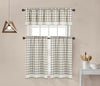 Image of 3 Piece Buffalo Plaid Courtains