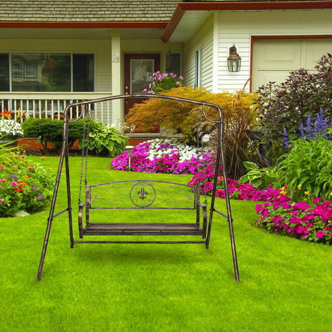 Metal Porch Frame Swing Frame Double Swing Bench