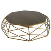 Image of Geometric Wrought Iron Gold/Sliver Cake Stand for Wedding - Balma Home