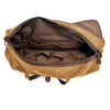 Image of Waterproof Waxed Canvas Duffel Handbag Weekend Bag