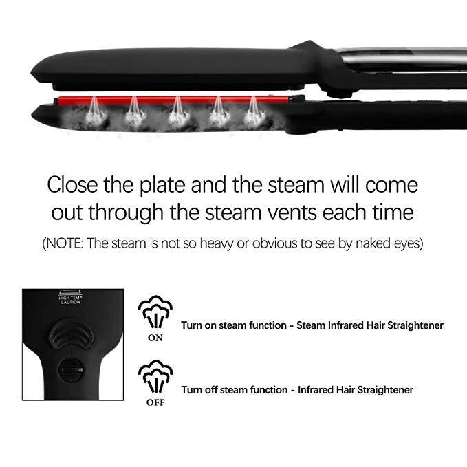 Professional Hair Straightener Infrared Steam