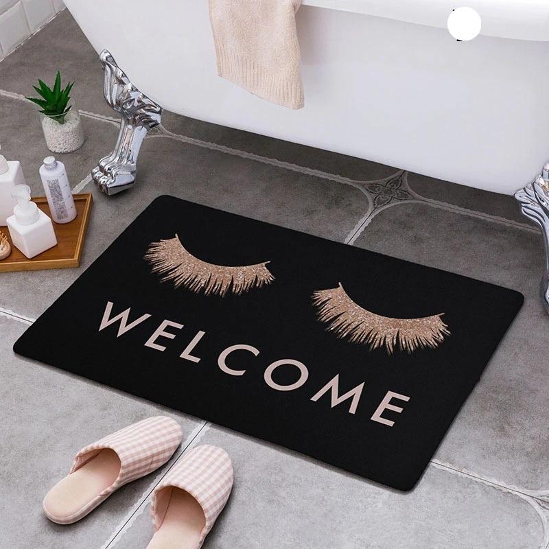 Heavy Duty Door Mat (Black/Mink, 850 x 600 mm)