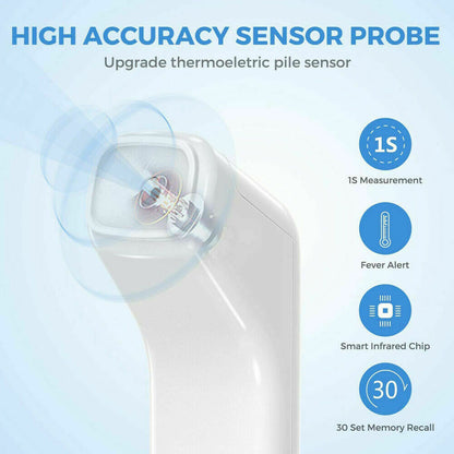 In Stock Touch Free Infrared Forehead Thermometer - For Adults and Kids