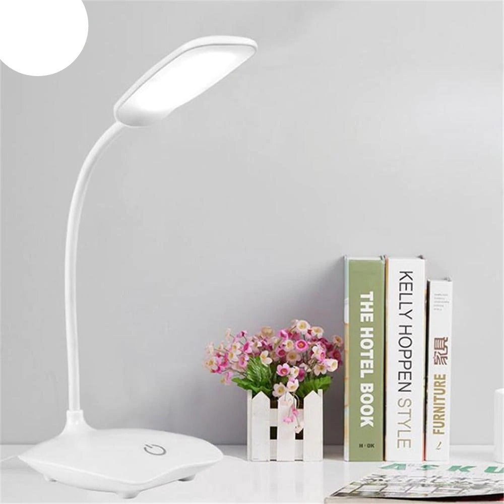 LED Desk Lamp Foldable Dimmable Touch Table Lamp