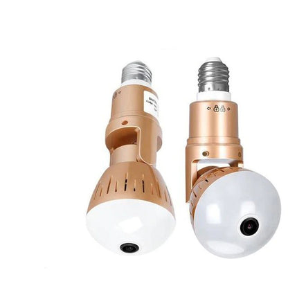 IP Camera Bulb Lamp light Wireless 2MP HD 360 Degrees Panoramic Light