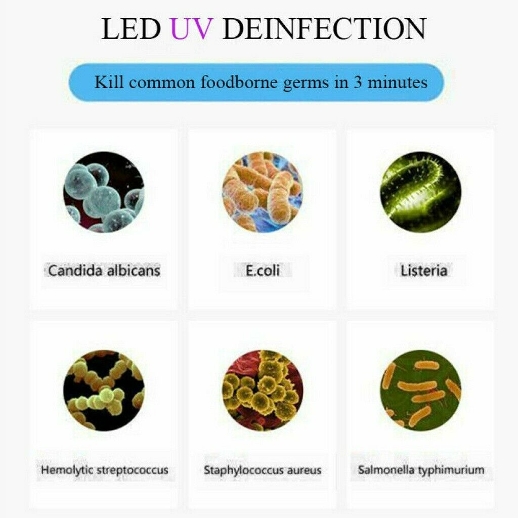 Air Purifier Whole House UV Light Germicidal Activated Carbon Filter Sterilizer