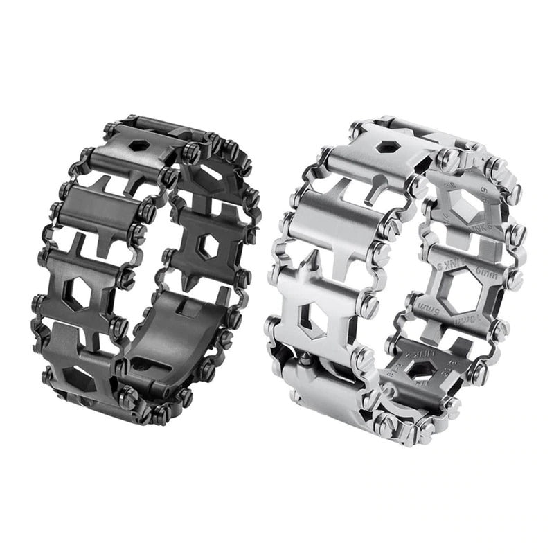 29-IN-1 STAINLESS STEEL MULTI-FUNCTIONAL TOOLS BRACELET