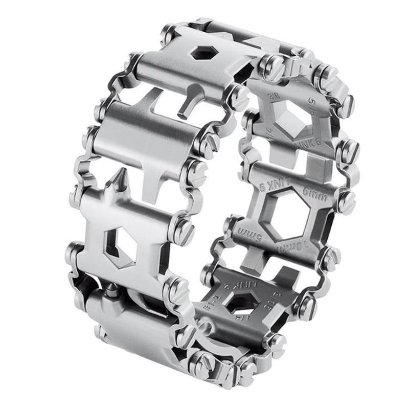 29-IN-1 STAINLESS STEEL MULTI-FUNCTIONAL TOOLS BRACELET