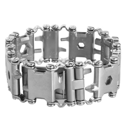 29-IN-1 STAINLESS STEEL MULTI-FUNCTIONAL TOOLS BRACELET