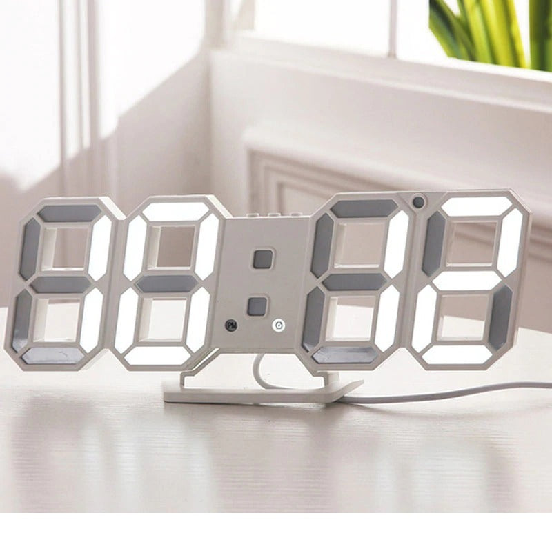 3D LED Wall Clock Modern Design