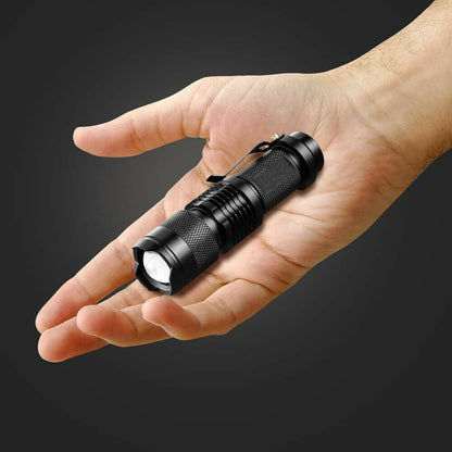 Military Tactical Flashlight Torch CREE XML T6 Zoomable Led