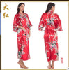 Image of Long Robe For Women Satin Robe Casual Smoot Kimono