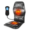 Image of Massage Seat Chair Electric Portable Heating Vibrating Back Massager Chair In Cussion Car Home