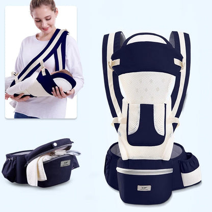 Ergonomic Baby Carrier 15 Uses Baby Infant Carrier with Heap Seat