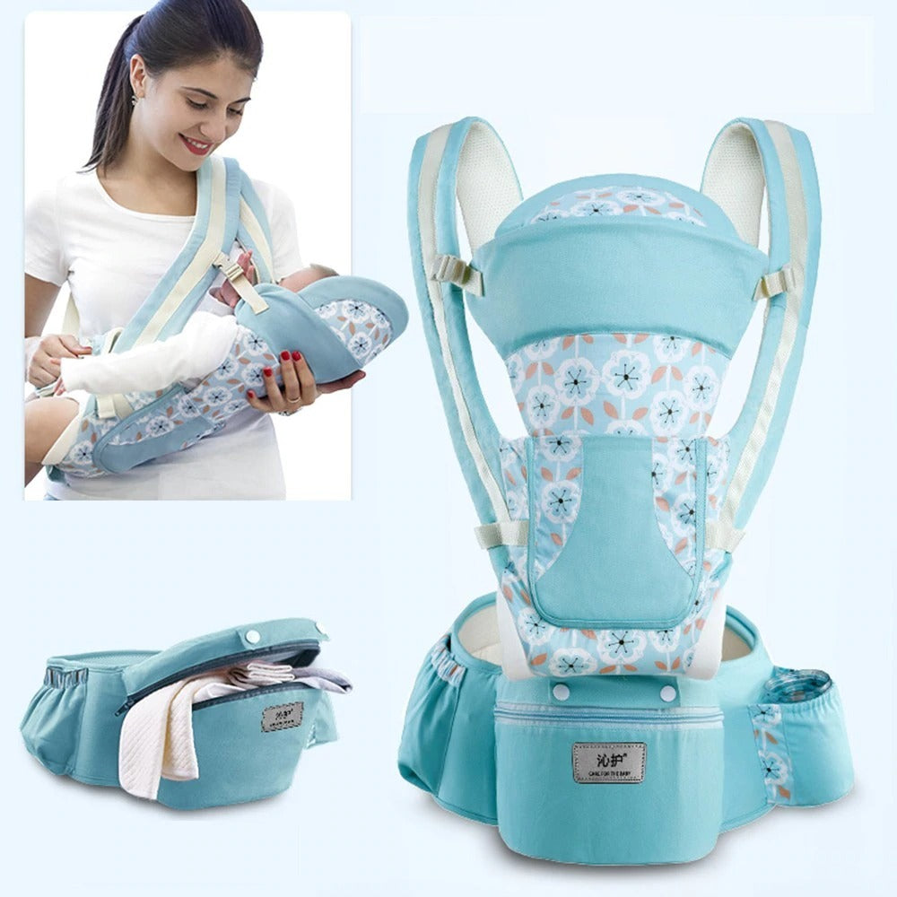 Ergonomic Baby Carrier 15 Uses Baby Infant Carrier with Heap Seat