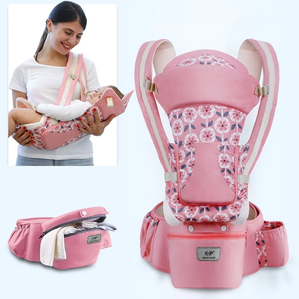 Ergonomic Baby Carrier 15 Uses Baby Infant Carrier with Heap Seat