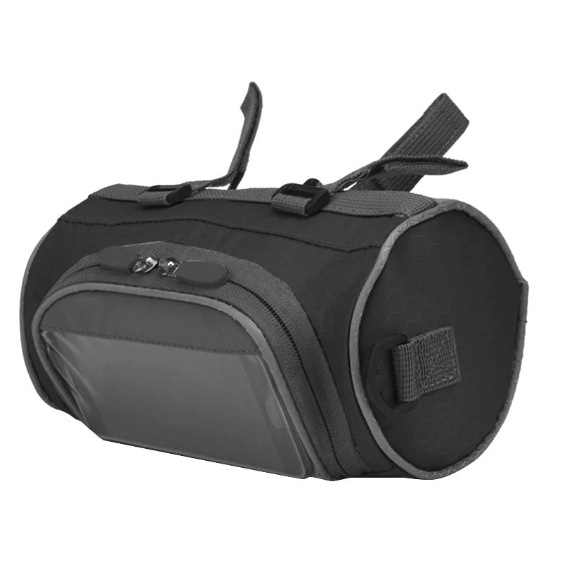 Bike Handlebar Bag with touchscreen phone case