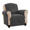 Image of Fleece Recliner Furniture Cover with Pockets