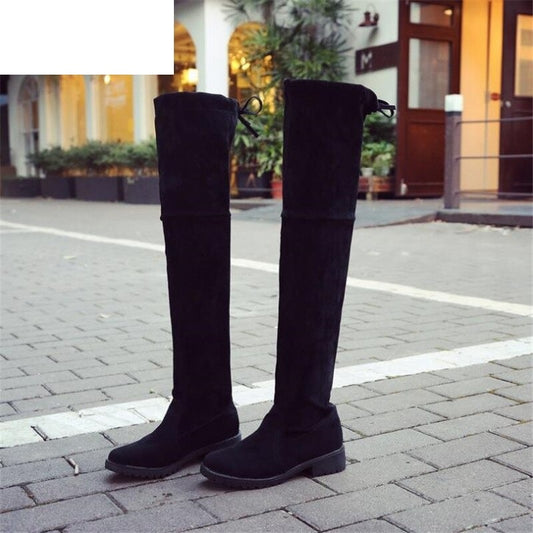 Sexy boots Over-knee flat boots