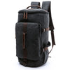 Image of Leather Weekender Travel Bag Men's Carry On Bag