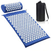 Image of Acupuncture Pillow Massage Yoga Mat Body Stress Pain Reliever Set