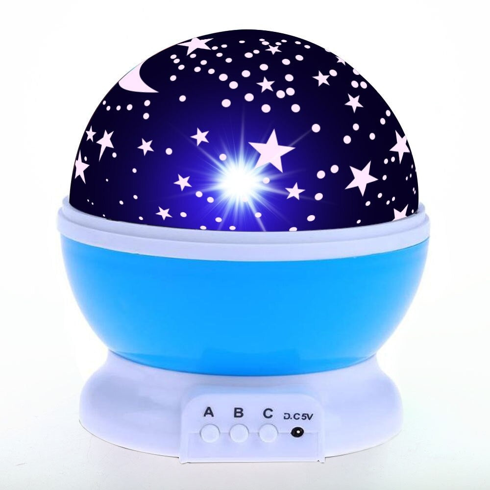 Starry Night Sky Bedroom Night Light Projector for room