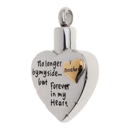 No Longer by My Side Heart in Heart Necklace