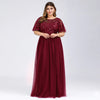 Image of Plus Size Sequined Evening Dresses