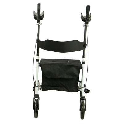 2 in 1 Adjustable Standing Upright Rollator Walker and Transit Chair