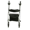 Image of 2 in 1 Adjustable Standing Upright Rollator Walker and Transit Chair
