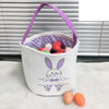 Image of Bunny Easter Baskets for Kids Egg Tote Bag