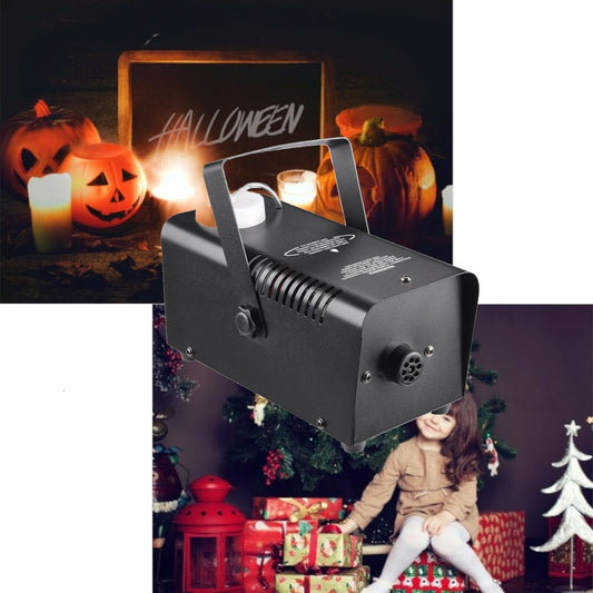 Halloween Fog Machine with Wired Remote Control Party Equipment Mini Fog Machine Smoke Machine