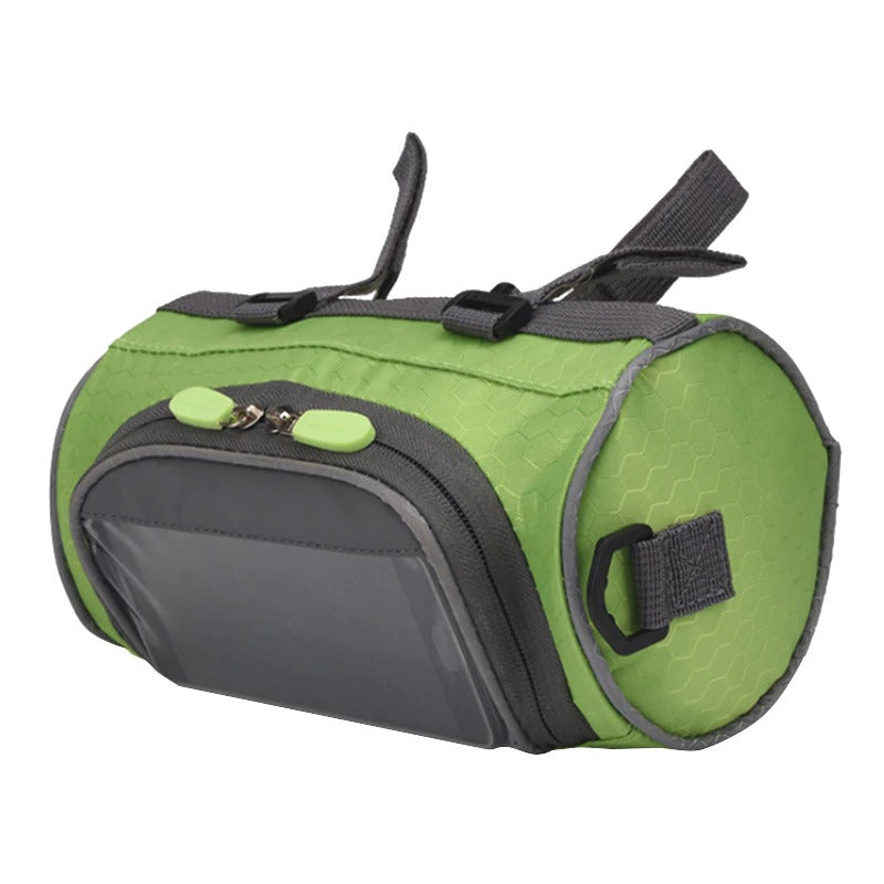 Bike Handlebar Bag with touchscreen phone case