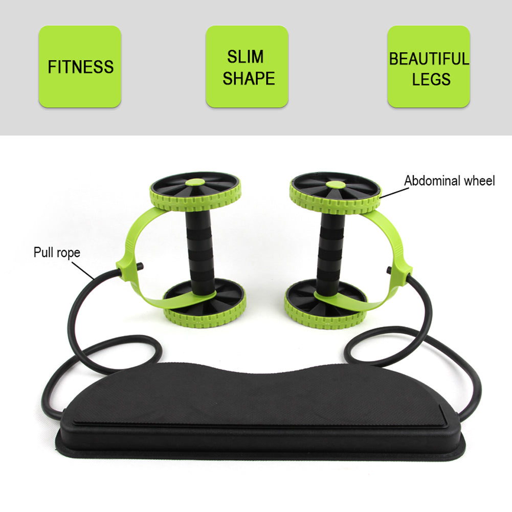 Ab Roller Wheel with Mat | Multi Function Ab Machine