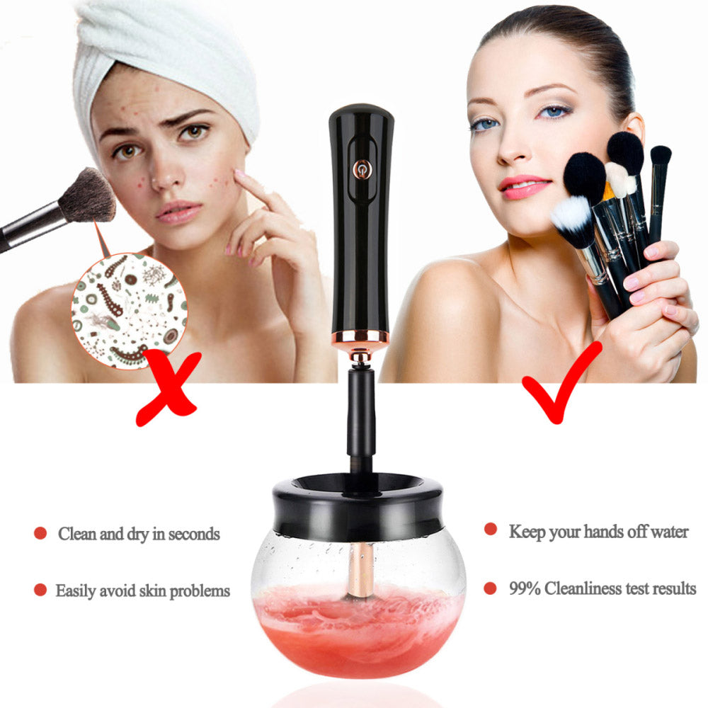 Electric Makeup Brush Cleaner | Brush Cleaning & Drying Tool