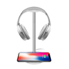 Image of Gaming USB Headset Stand Fast Wireless Charging Headset Holder With LED For All Phones