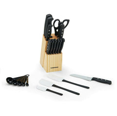 Kitchen Knives Set With Kitchen Stainless Steel Sharpening Chef Knives Set 22 Pieces