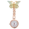 Image of Butterfly-Shaped Watch Nursing Delicate Pocket Fob Watches Precise Travel Time