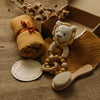 Image of Crochet Toys Gift Baby Basket