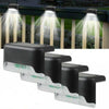 Image of Set of 4 Led Solar Fence Lights