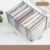Image of Drawer Organizer Storage Boxes Closet Foldable Plastic Drawer Organizer Underwear Pants