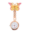 Image of Butterfly-Shaped Watch Nursing Delicate Pocket Fob Watches Precise Travel Time