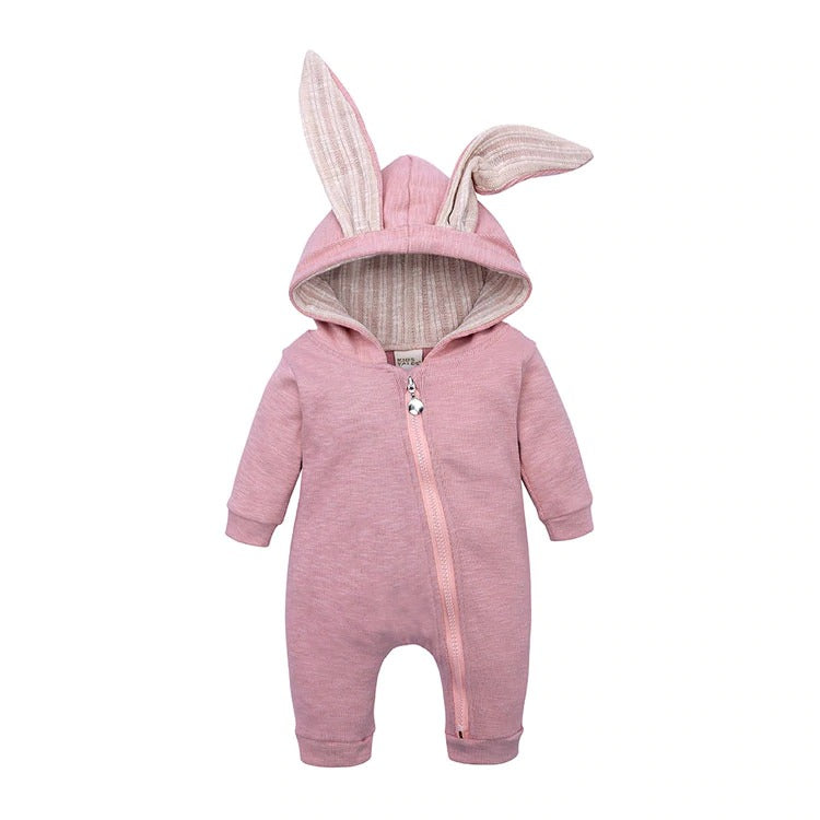 Bunny Baby Rompers Cotton Hoodie
