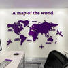 Image of Mapa Mundi Acrylic 3D Wall Sticker