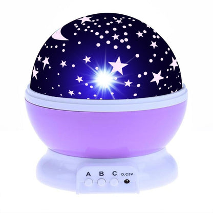 Starry Night Sky Bedroom Night Light Projector for room