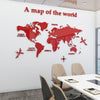 Image of Mapa Mundi Acrylic 3D Wall Sticker