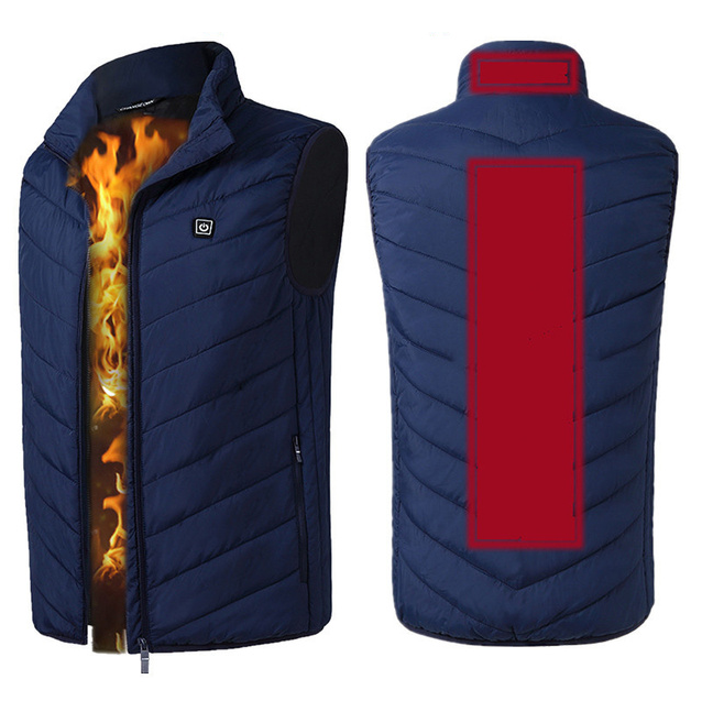 USB Charged Heated Jacket Warm Thermal Coat Vest Jackets Heat Clothing For Autumn & Winter