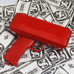 Rain Money Gun Party Gun Shooter Red Money Shooting Gun Cash Funny Bill Gun